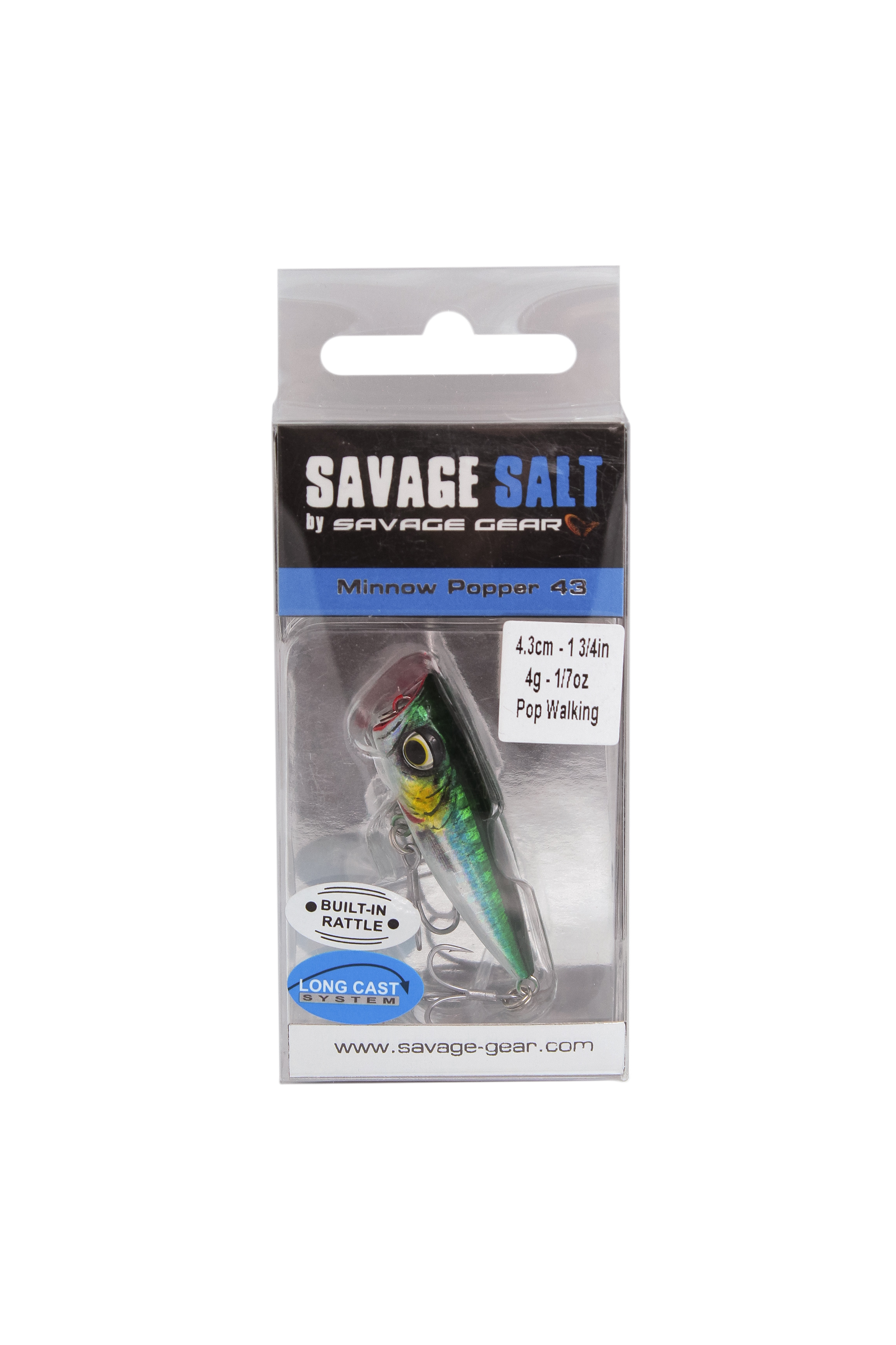 Воблер Savage Gear 3D minnow popper 4,3см 4гр  F sayoris PHP - фото 1