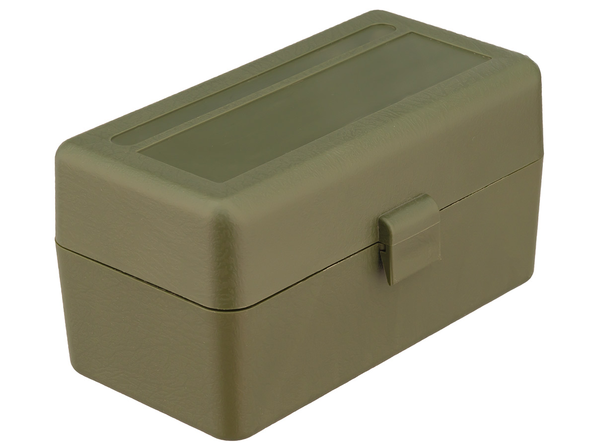 Кейс ShotTime BX-908-50 патронов 7,62x54R 155x82х82мм зелёный - фото 1