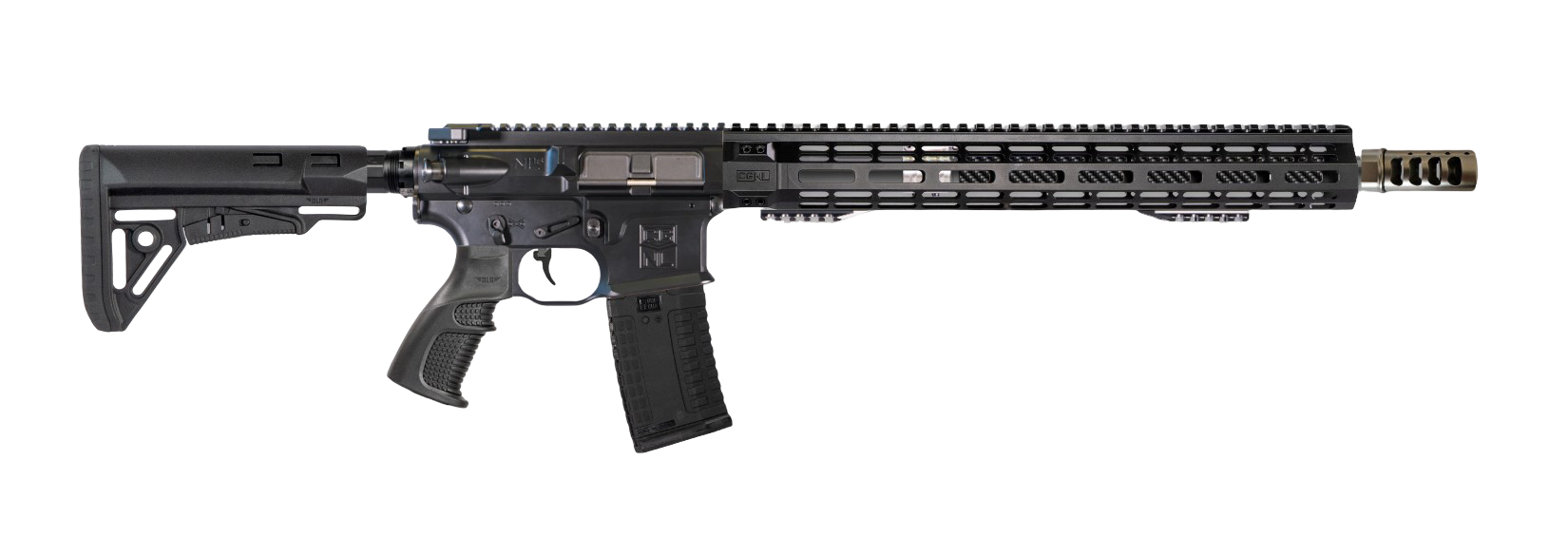 Карабин Adar 300AAC Blackout NL15T Carbon 16 Pistol 15x1 AR15/STANAG Tactic V3 - фото 1