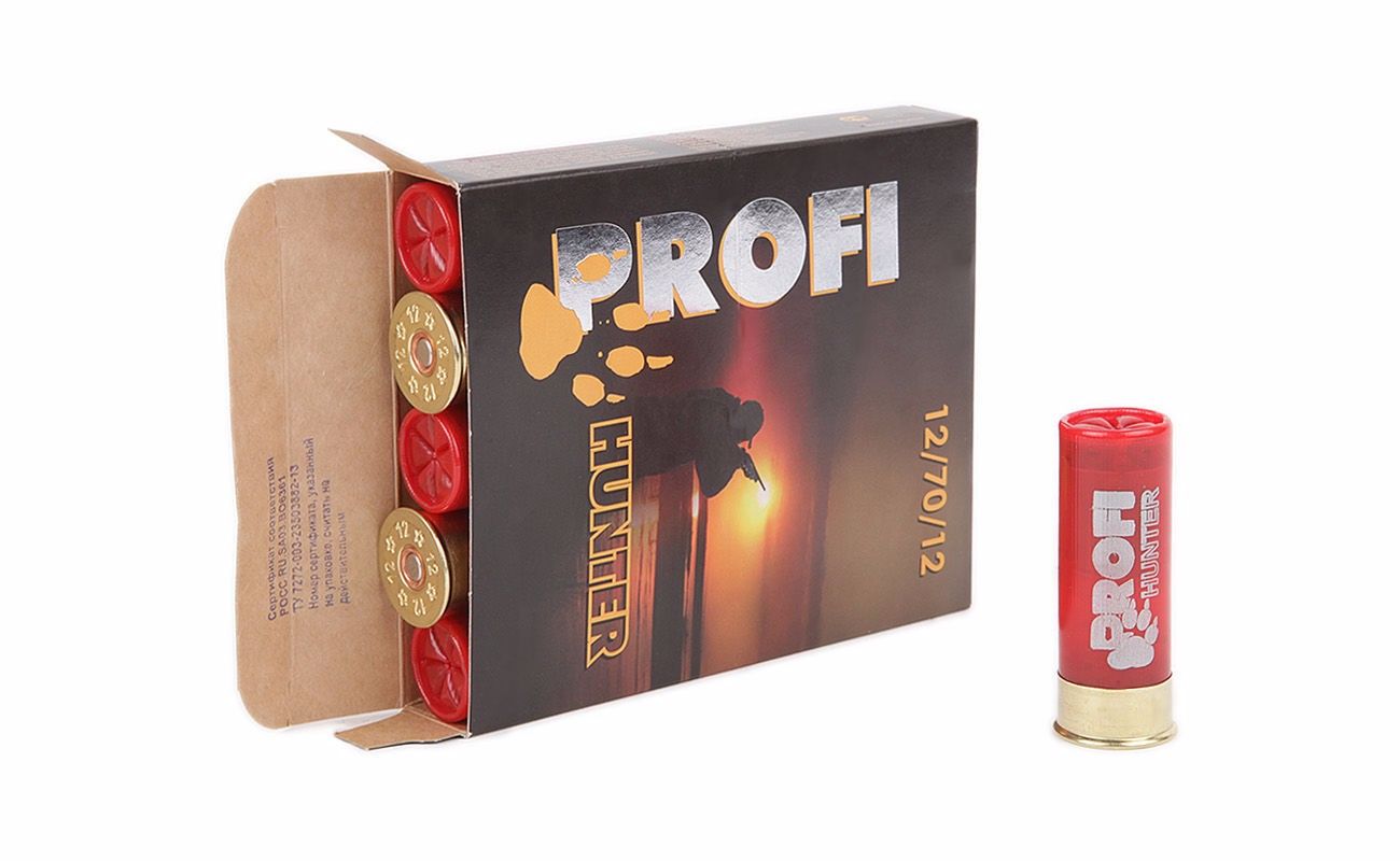 Патрон 12х70 Азот Profi-Hunter 00 32г импорт порох