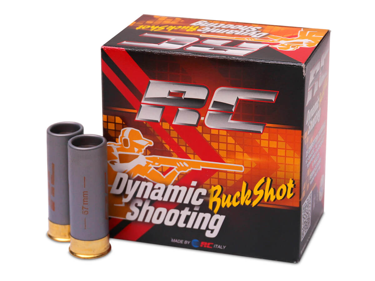 Патрон 12x70 с картечью RC Buck Shot Dynamic Shooting № 10/0 8,00мм 33гр 1/25 - фото 1