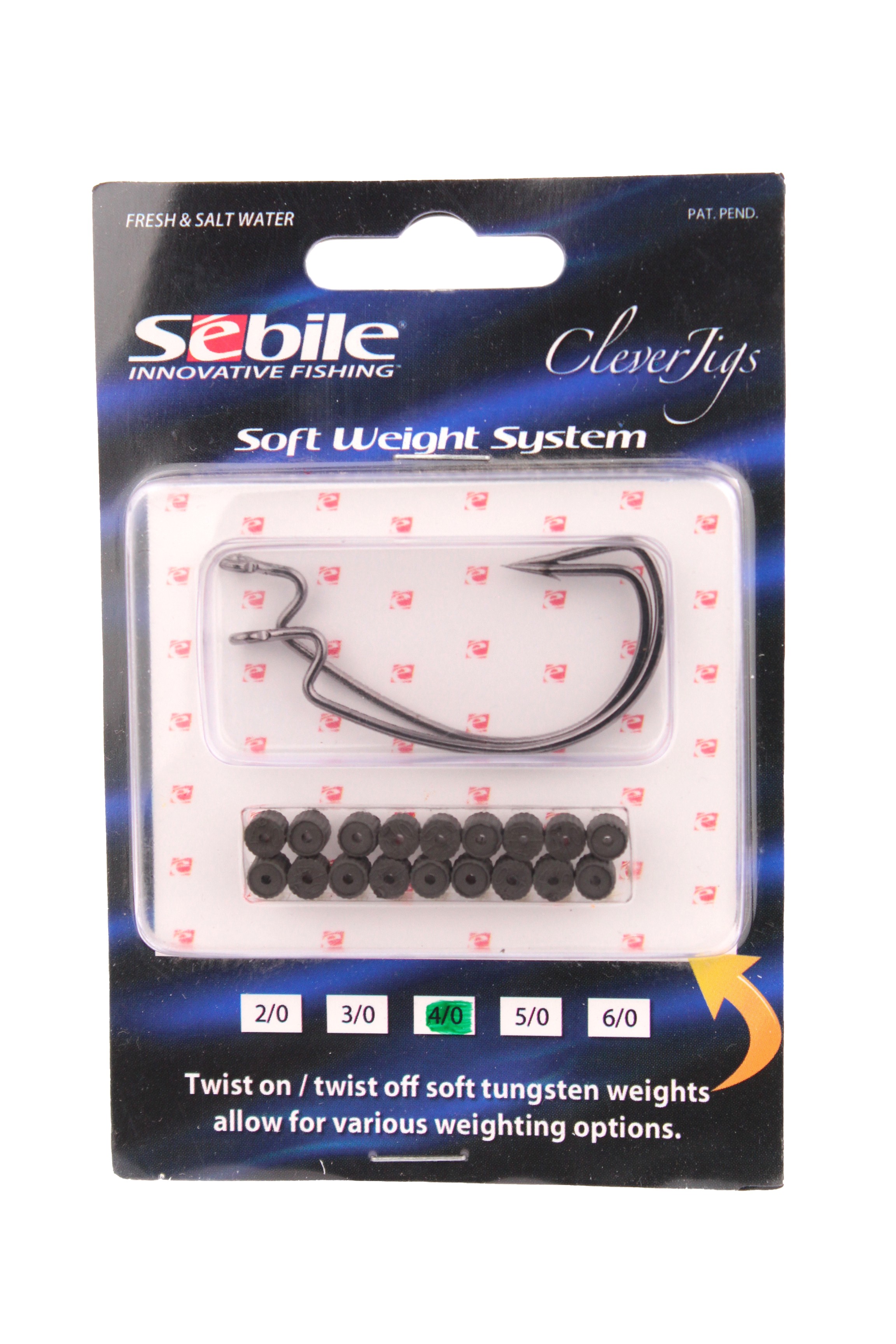 Крючки Sebile Soft Weight System 4/0