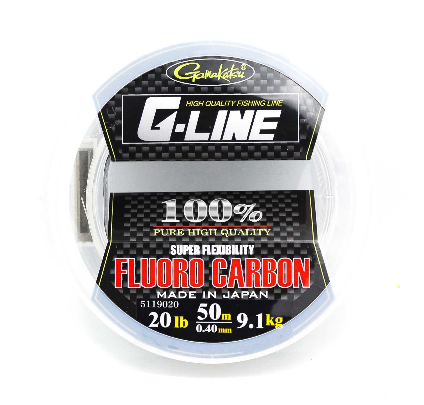 Леска Gamakatsu G-Line FC bigspool 0,40мм 50м - фото 1