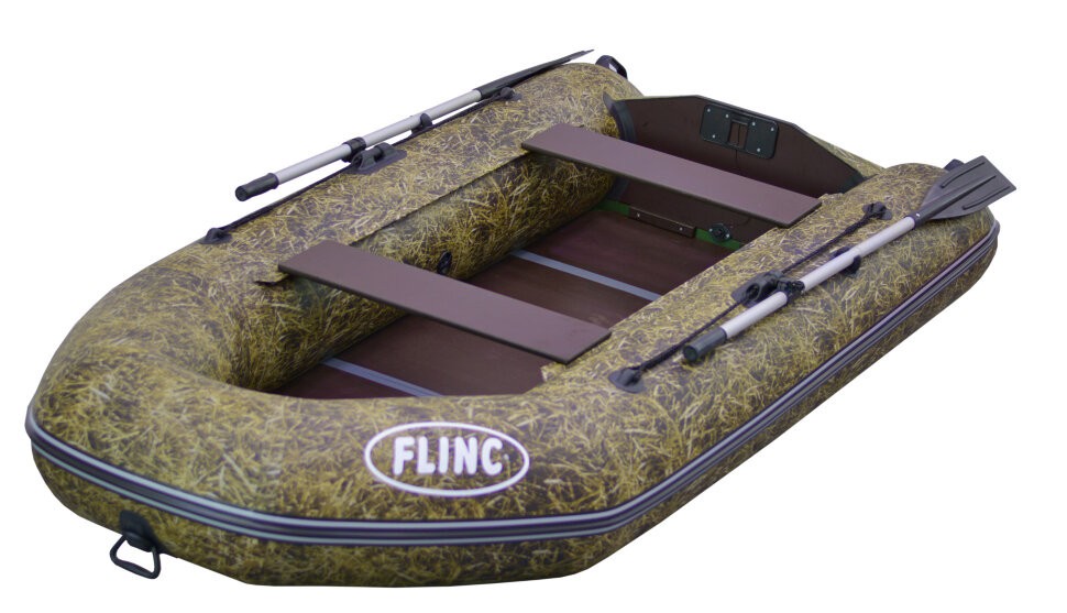 Лодка Flinc FT290K надувная камуфляж - фото 1