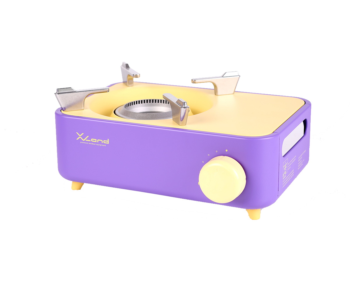 Газовая плита XLand Mini A черничный фиолетовый - фото 1