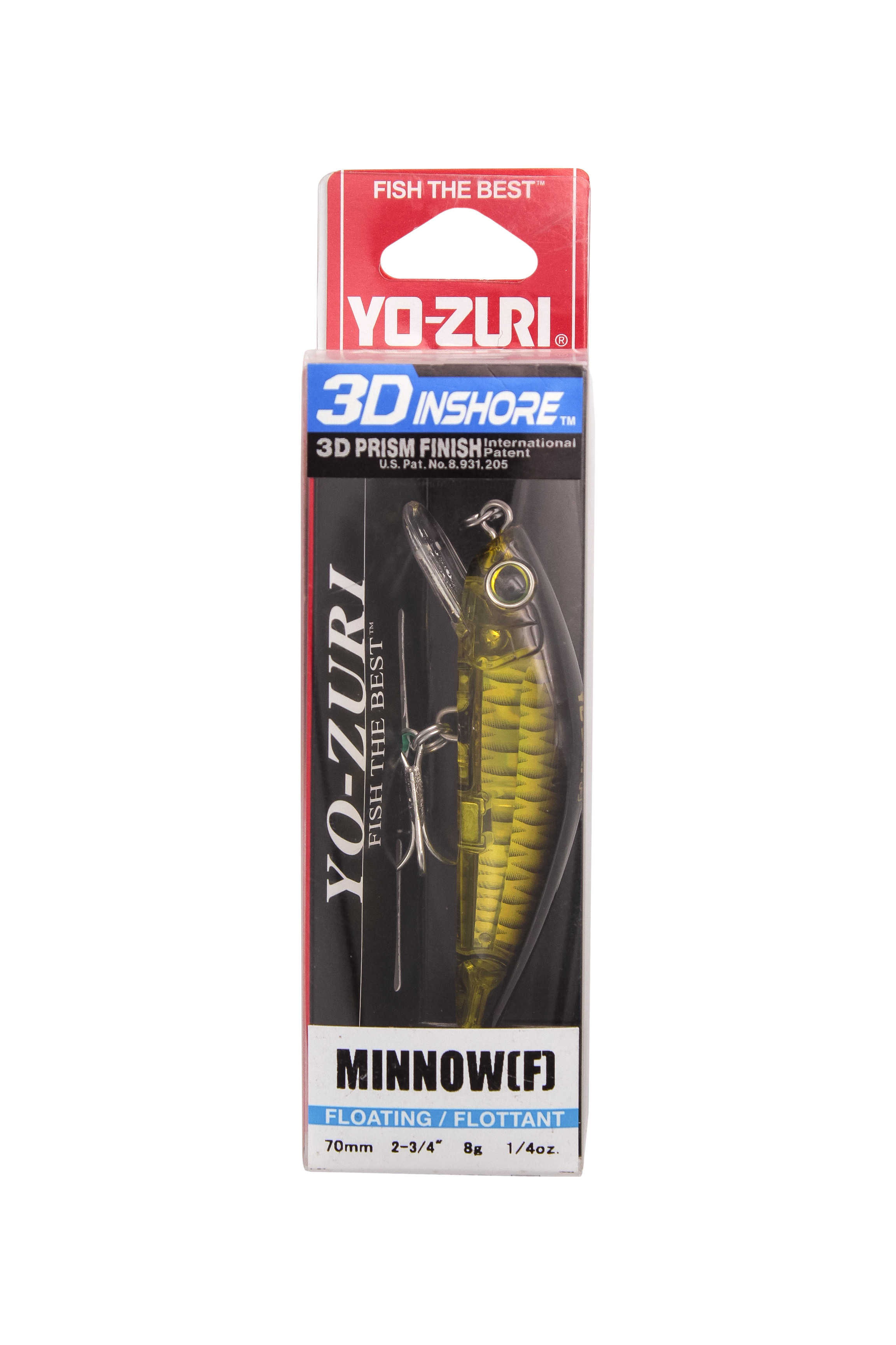 Воблер Yo-Zuri 3D Inshore minnow F 70мм R1211 HGBL - фото 1