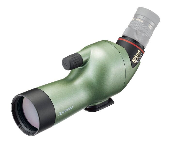 Труба зрительная Nikon Pearlescent green ED50-A с угловым окуляром 20-60x 25-75x - фото 1