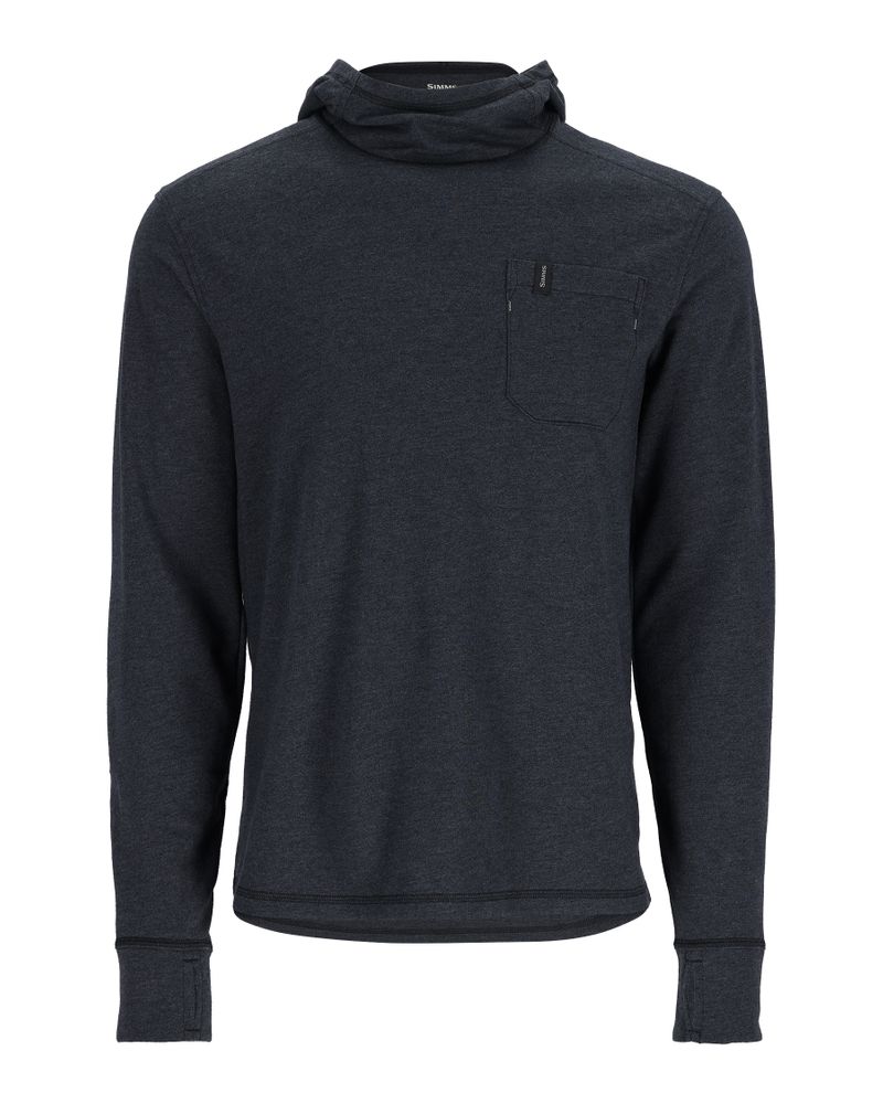 Футболка Simms Henry's Fork Black Heather  - фото 1