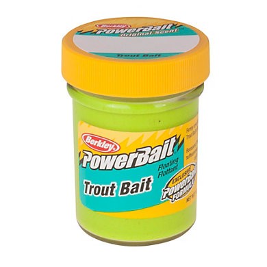 Паста Berkley Powerbait biodegradable trout bait 50гр Chartreuse - фото 1