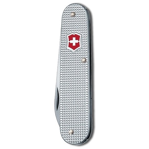 Нож Victorinox Farmer Alox 93мм 9 функций серебристый - фото 1