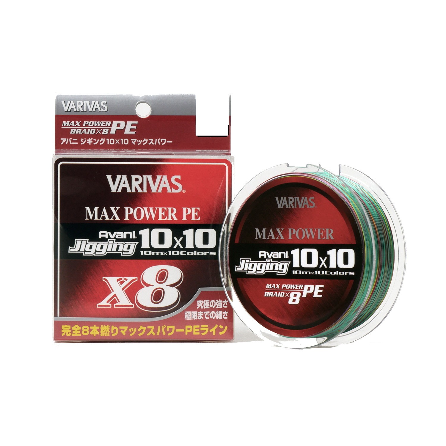 Шнур Varivas Avani Jigging 10x10 Max Power PE X8 200м PE 0.8 - фото 1