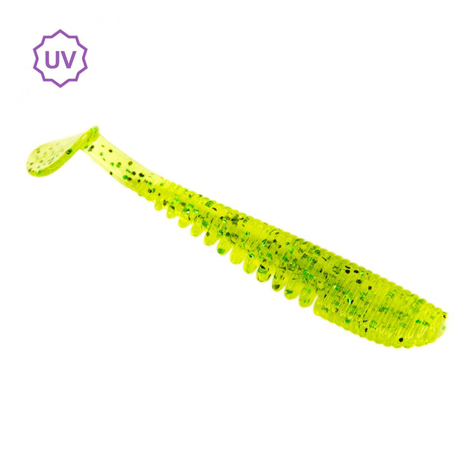 Приманка ESOX Awanura 2,5" 63мм цв.FK037 Swamp Green уп.8шт - фото 1