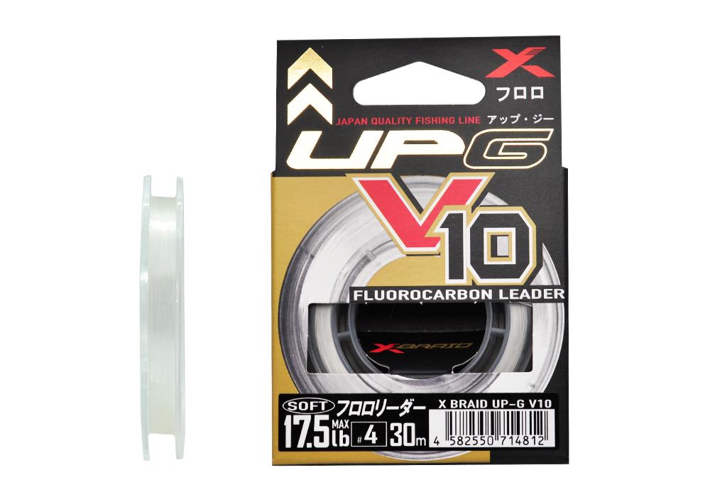Леска YGK X-Braid UP-G Leader V10 Soft 30м 4,0/17,5lb - фото 1