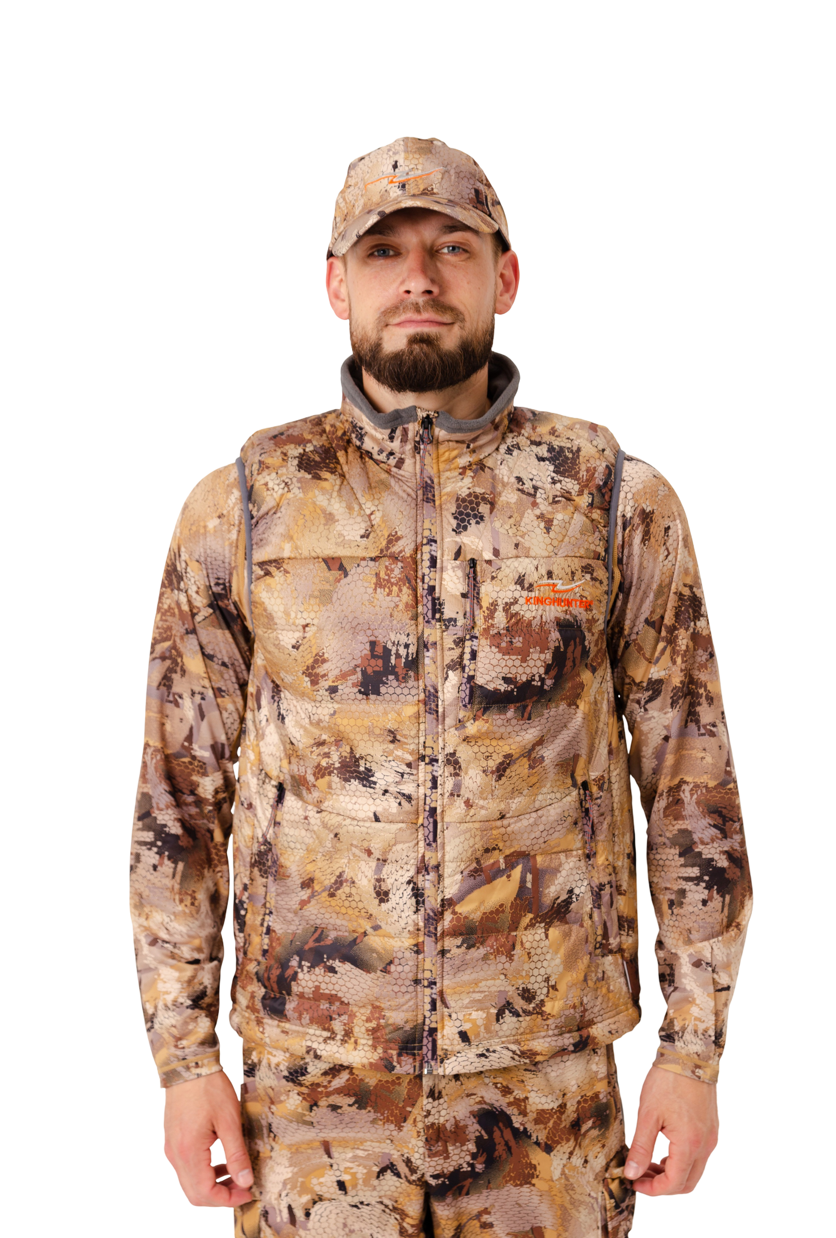Жилет King Hunter Warm Light camo duck - фото 1