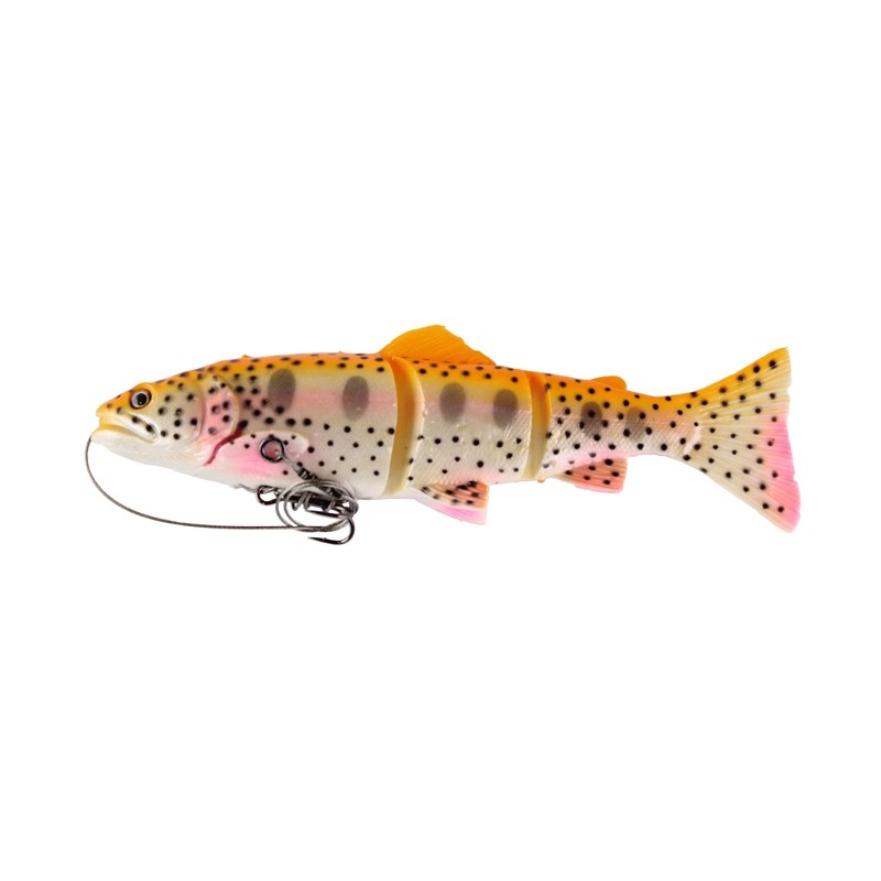 Приманка Savage Gear 3D Line Thru Trout 15cm 35g SS 02-golden albino - фото 1