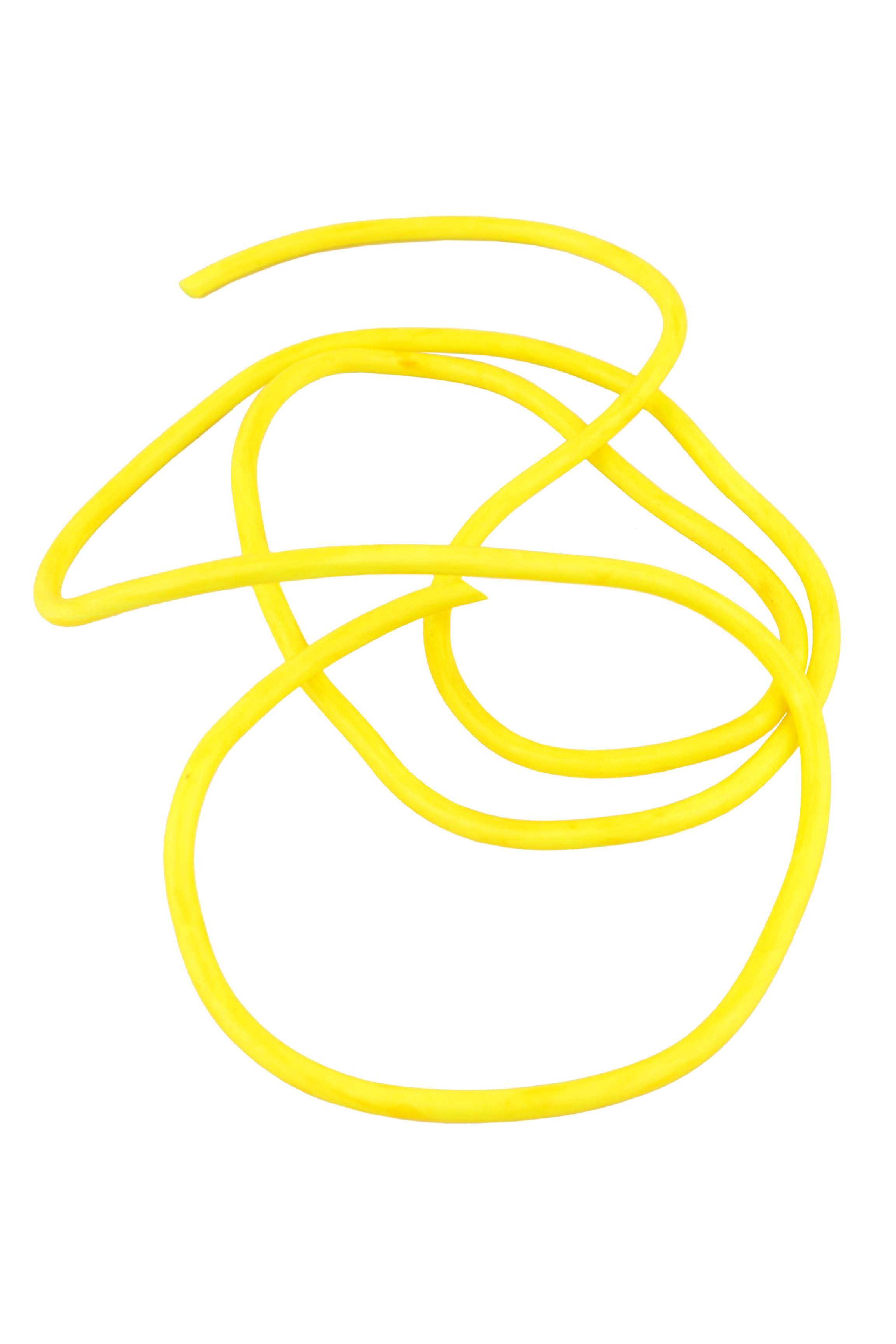 Кембрик Три Кита d 2,0х4,0 флуоресцентный желтый 1м 1/10 - фото 1
