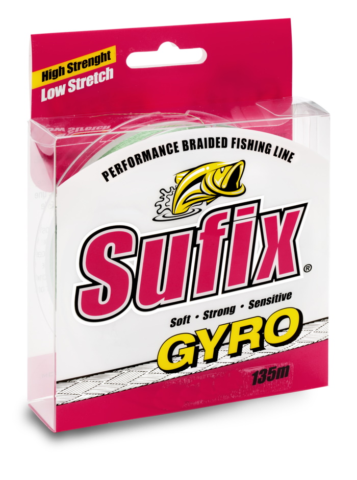 Шнур Sufix GYRO Braid зеленый 135м 0,30мм 17кг - фото 1