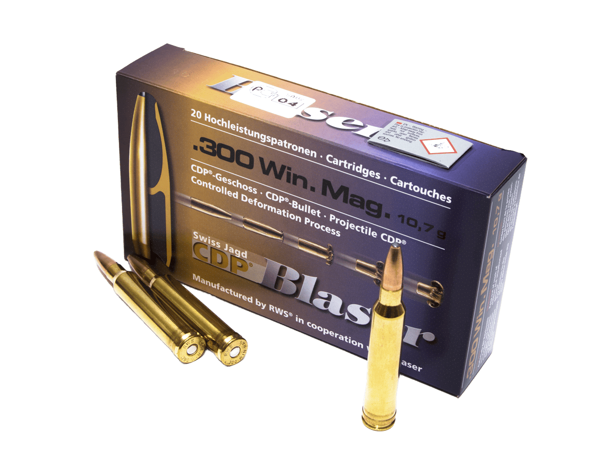 Патрон 300 Blaser Mag Norma CDP 10,7 гр - фото 1
