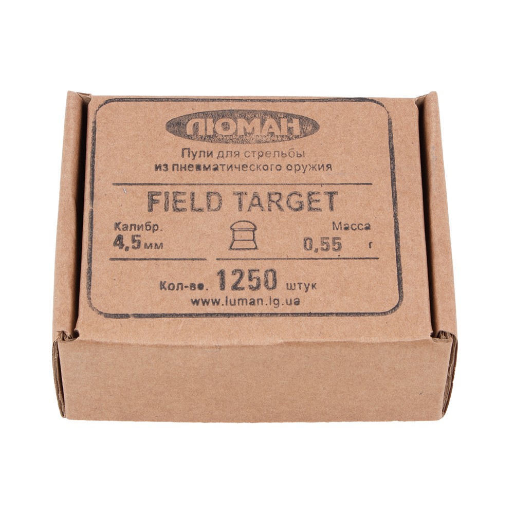 МП Пуля пневм. "Field Target", 0,55 г. 4,5 мм. (1250 шт.) (16 в упаковке) - фото 1