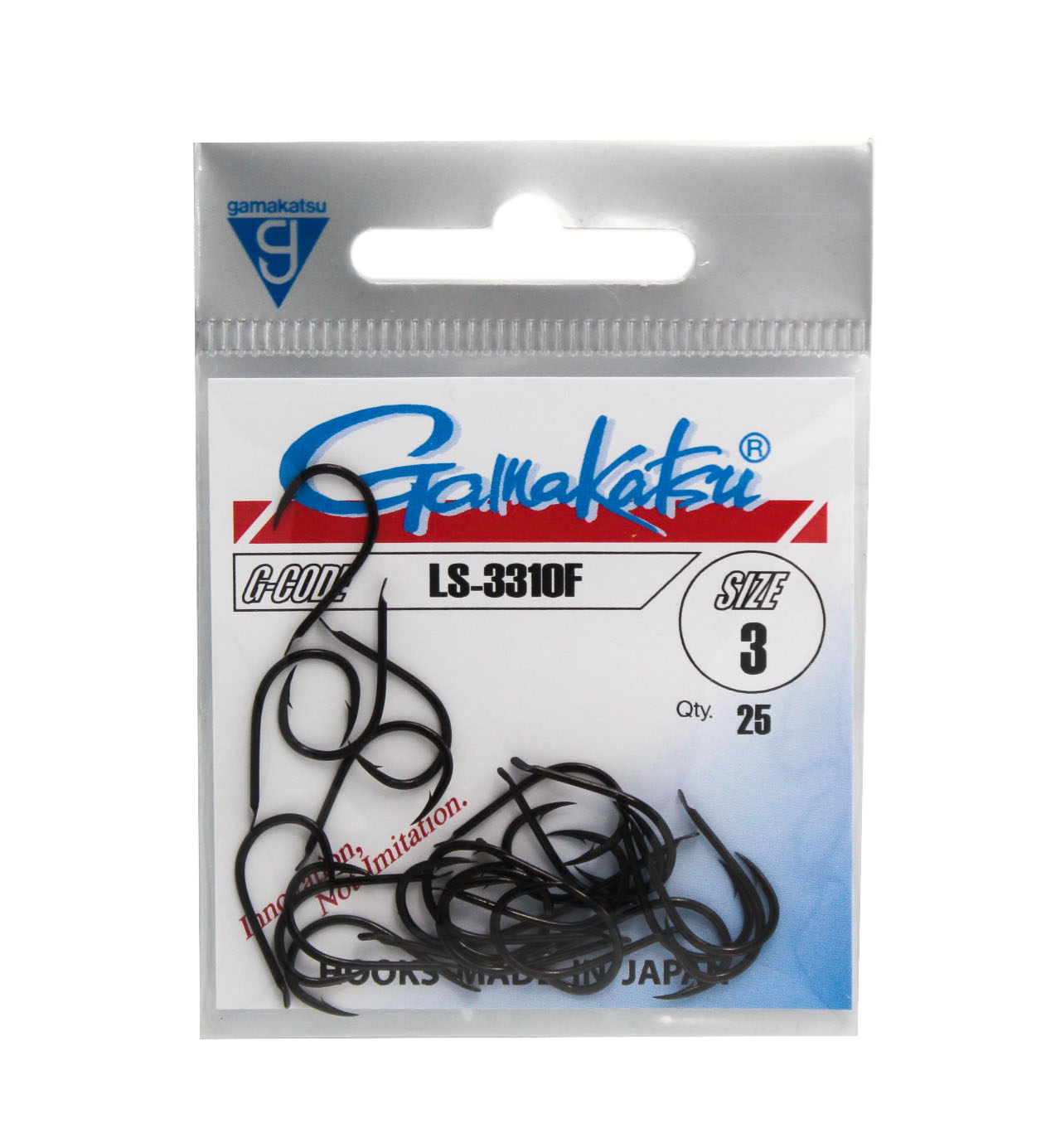 Крючок Gamakatsu LS-3310F black №3
