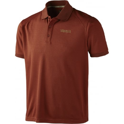 Футболка Harkila Gerit polo burnt orange - фото 1