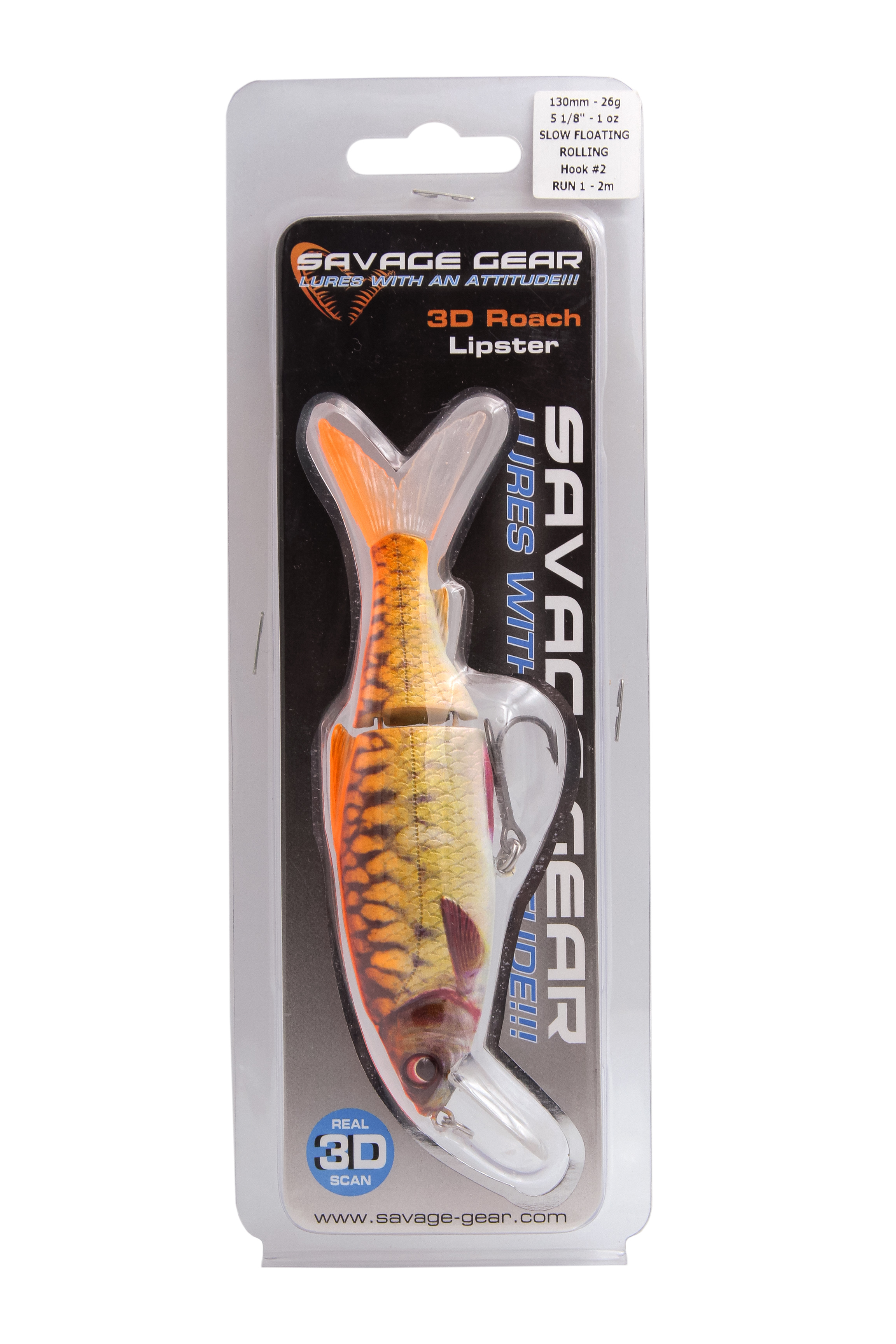 Воблер Savage Gear 3D roach lipster 130 13см 26гр SF 06 Gold Fish PHP - фото 1