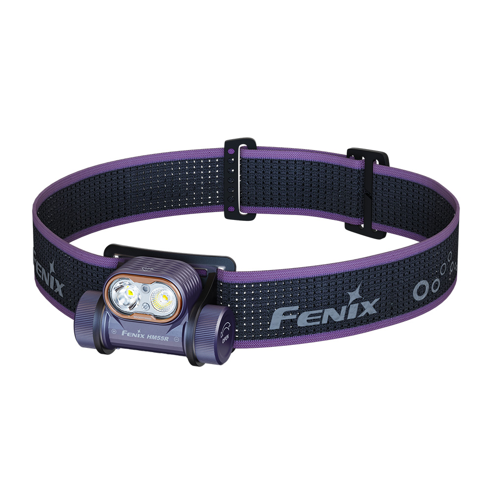 Фонарь Fenix налобный HM55R пурпурный 1200 люмен - фото 1