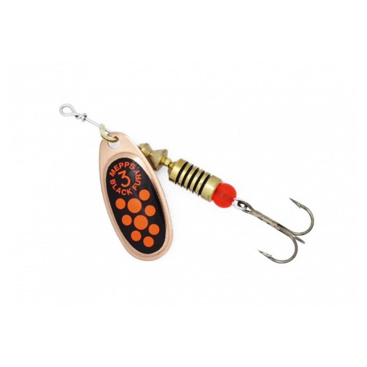 МП Блесна вращ. MEPPS Black Fury ORANGE CU №3 6,5г блистер (CCBO30033BL) MEPPS - фото 1