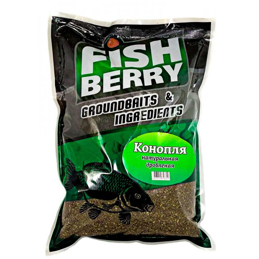 Прикормка Fish Berry конопля дробленая натуральная 800гр - фото 1