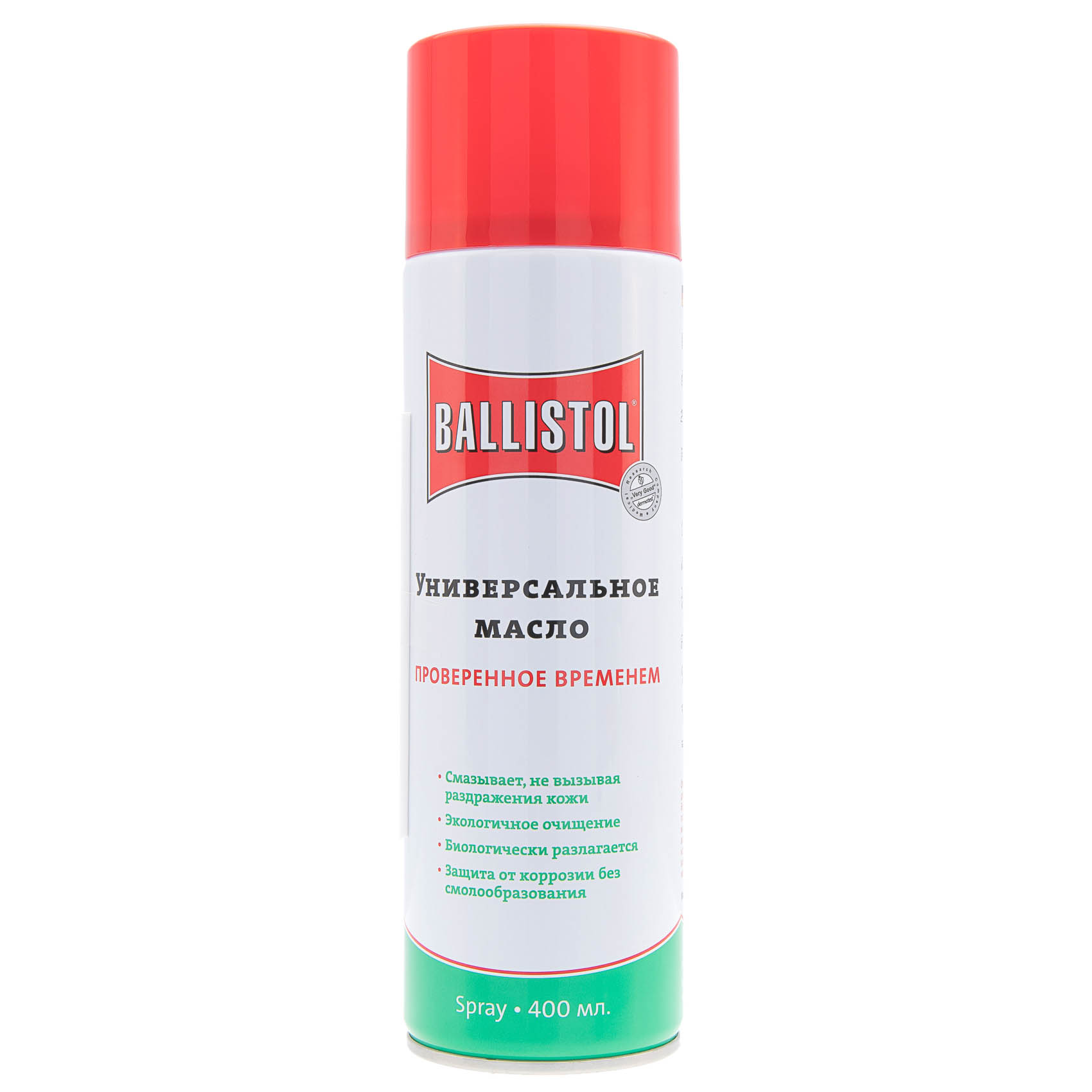 МП Масло оружейное Ballistol универсальное, spray, 400мл. (6шт/уп) - фото 1