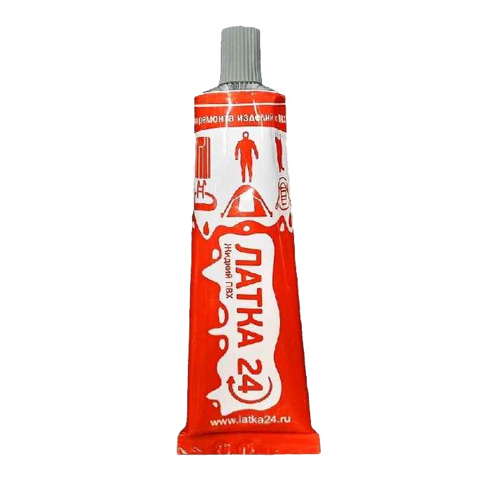 Клей ПВХ Жидкая латка 25ml темно-серый