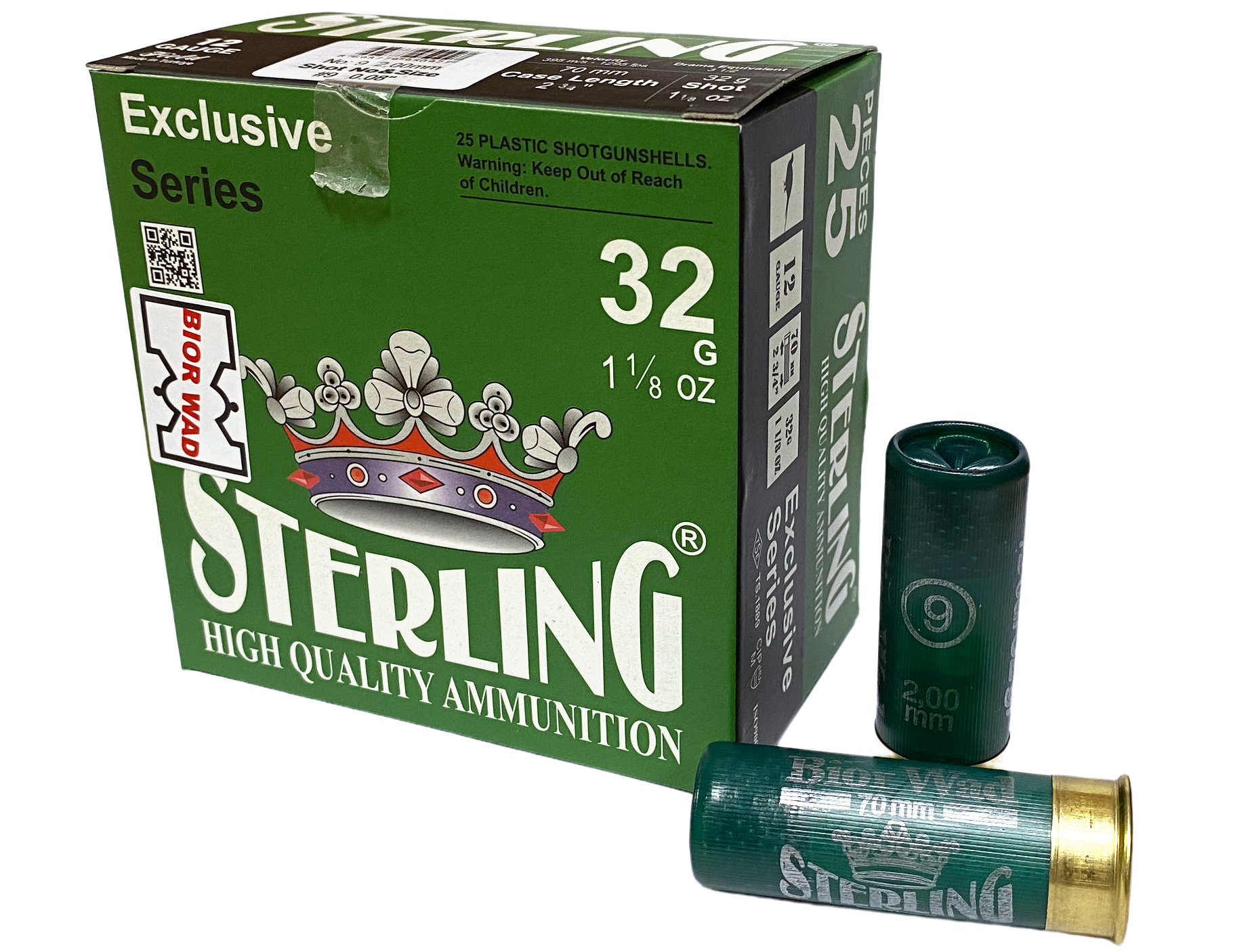 МП Патрон 12х70 Sterling 9 32г био - фото 1
