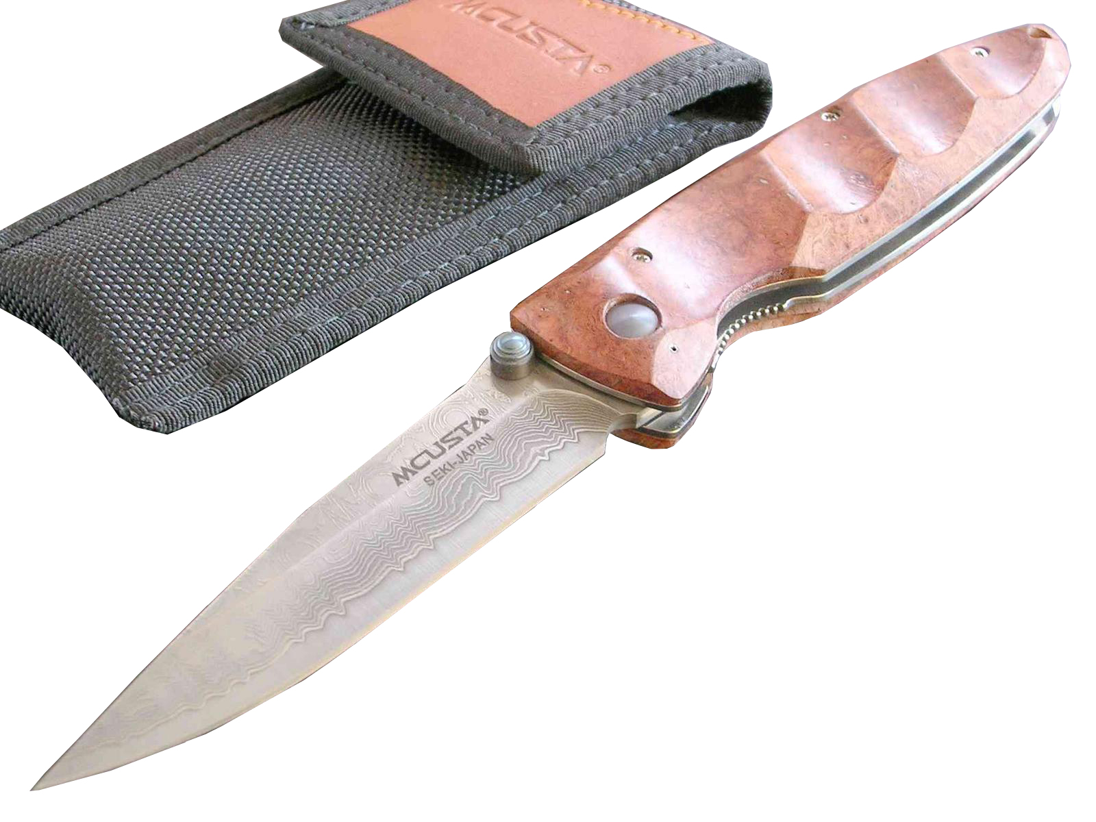 Нож Mcusta клинок 10.8 см сталь VG10 рукоять айва сумка - фото 1