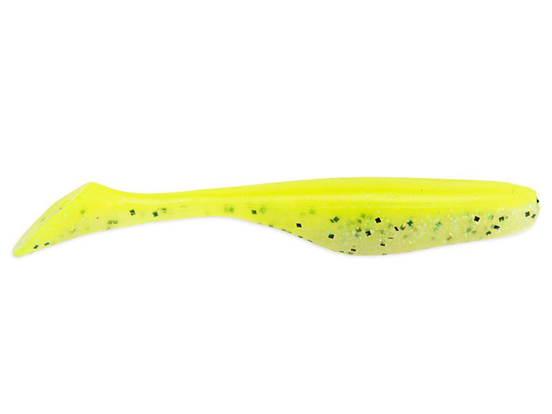 Приманка Bass Assassin Walleye Assassin 4&quot; Limetreuse Ghost - фото 1