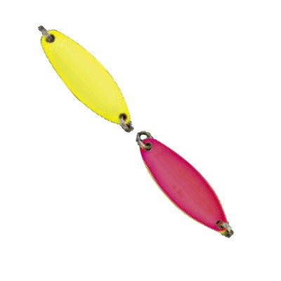 Блесна Nories Masukuroto 3,7гр LD цв.002 Fluo-Gelb / Pink - фото 1