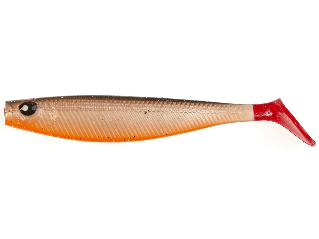 Приманка Lucky John виброхвост 3D Series red tail shad 5.0in 12.50 PG18 3шт - фото 1