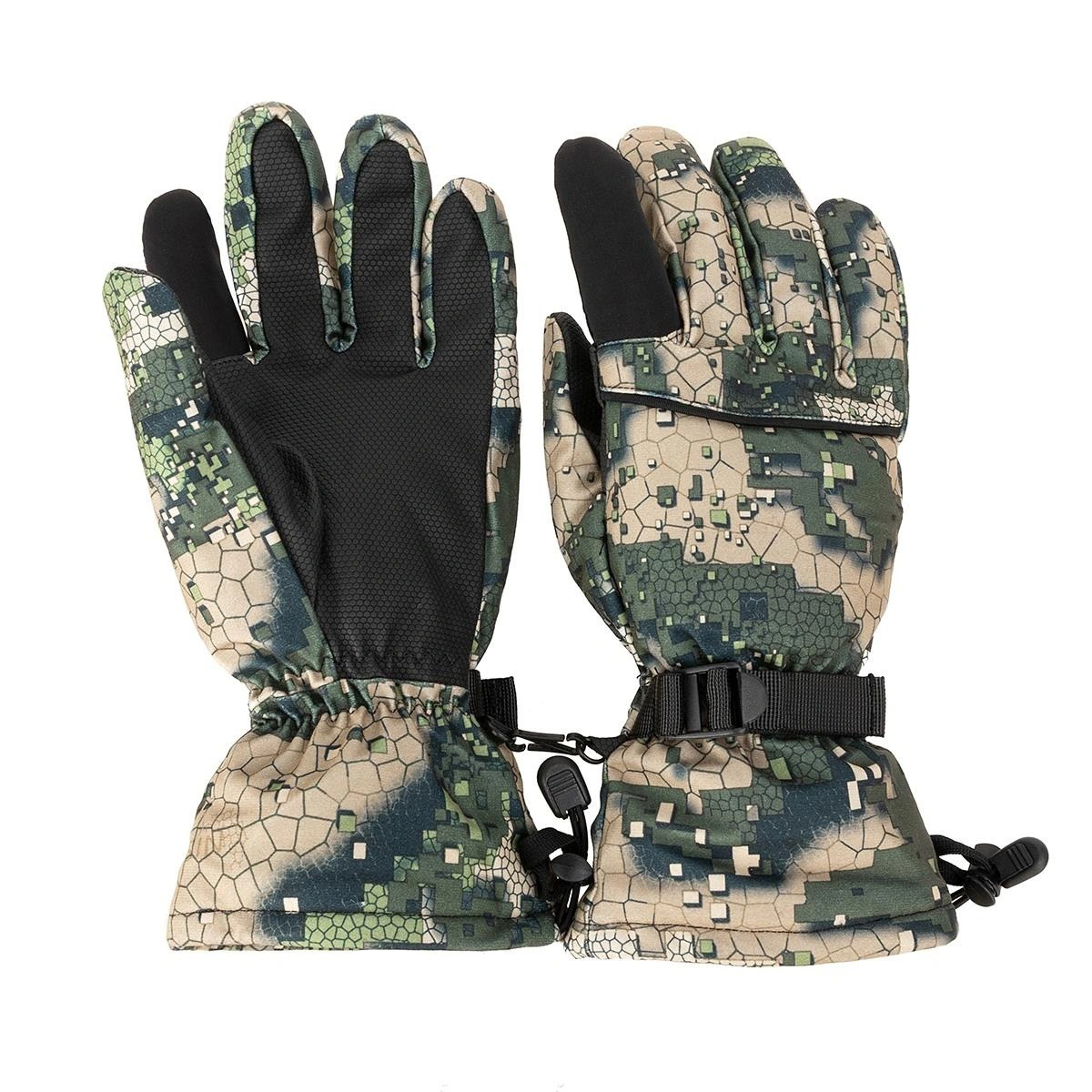 Перчатки Nisus Hunter утепленные серый спектр - фото 1