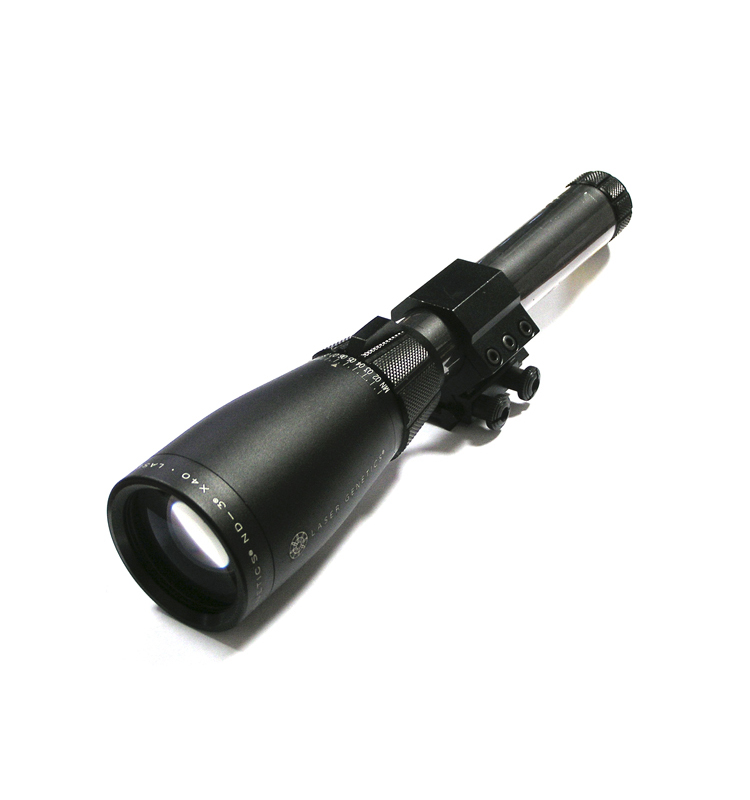 Фонарь BSA Flashlight ND 3*40 laser genetics with mount - фото 1