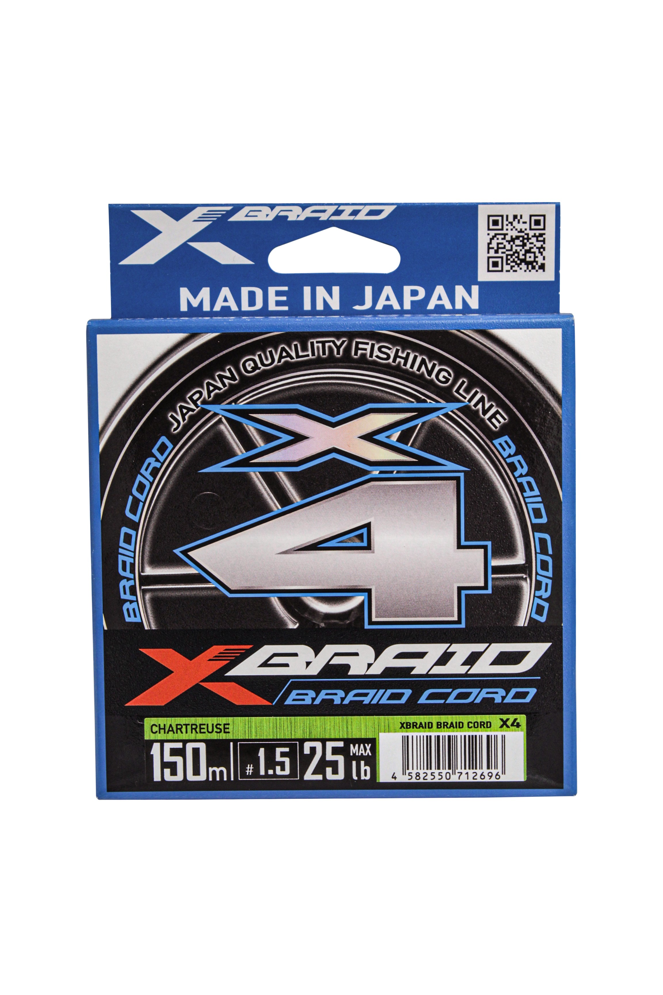 Шнур YGK X-Braid Cord X4 150м PE 1,5 - фото 1