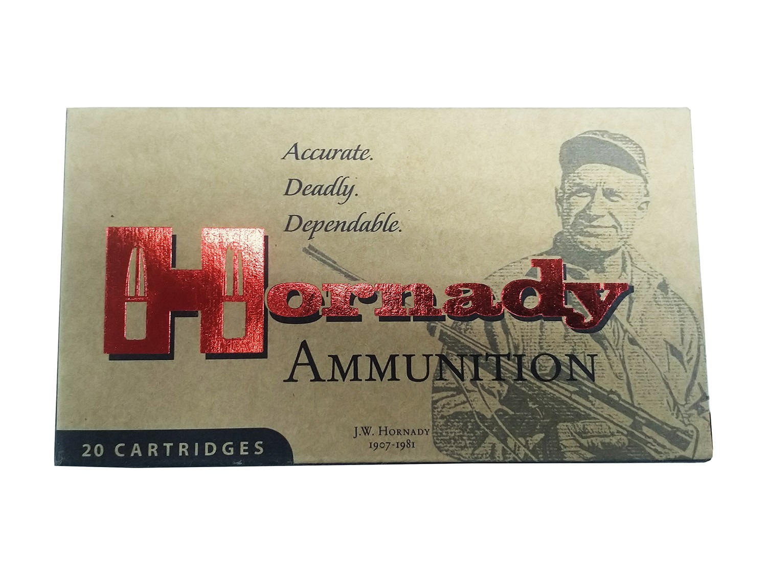 Патрон 308Win Hornady SP SMU Custom 11,6г - фото 1