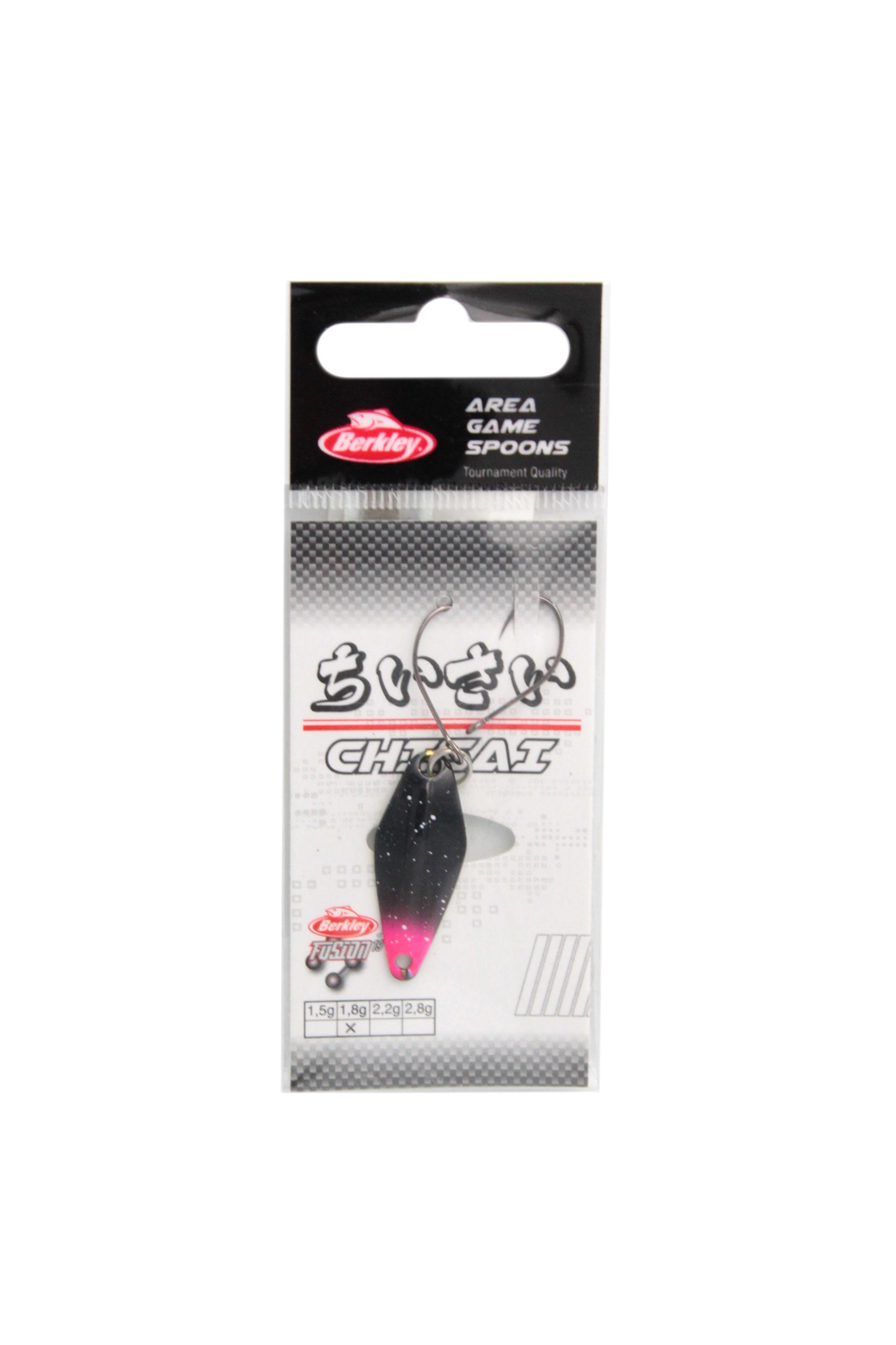 Блесна Berkley Ags Chisai 1,8гр Fuschia Tip/Black/Pink Splat/Green - фото 1