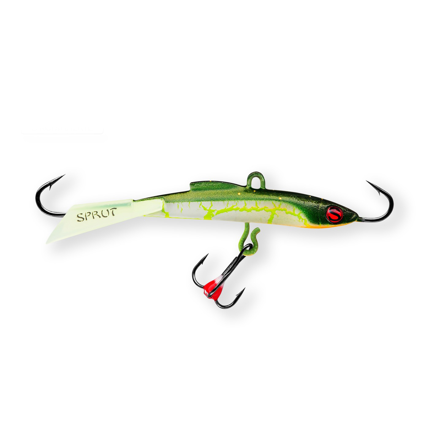 Балансир Sprut Usuri №7 17гр 70мм WOL-UV + доп тройник с фосфорной каплей - фото 1