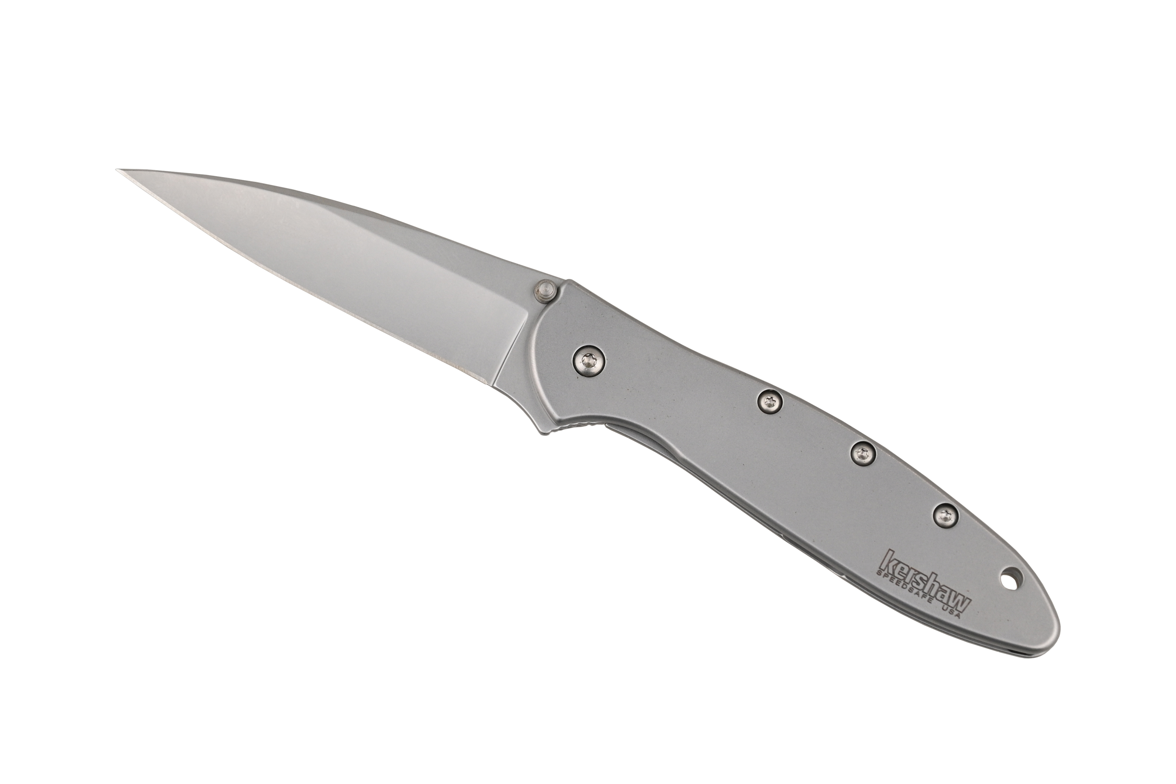 Нож Kershaw Leek складной сталь 14C28N серый - фото 1