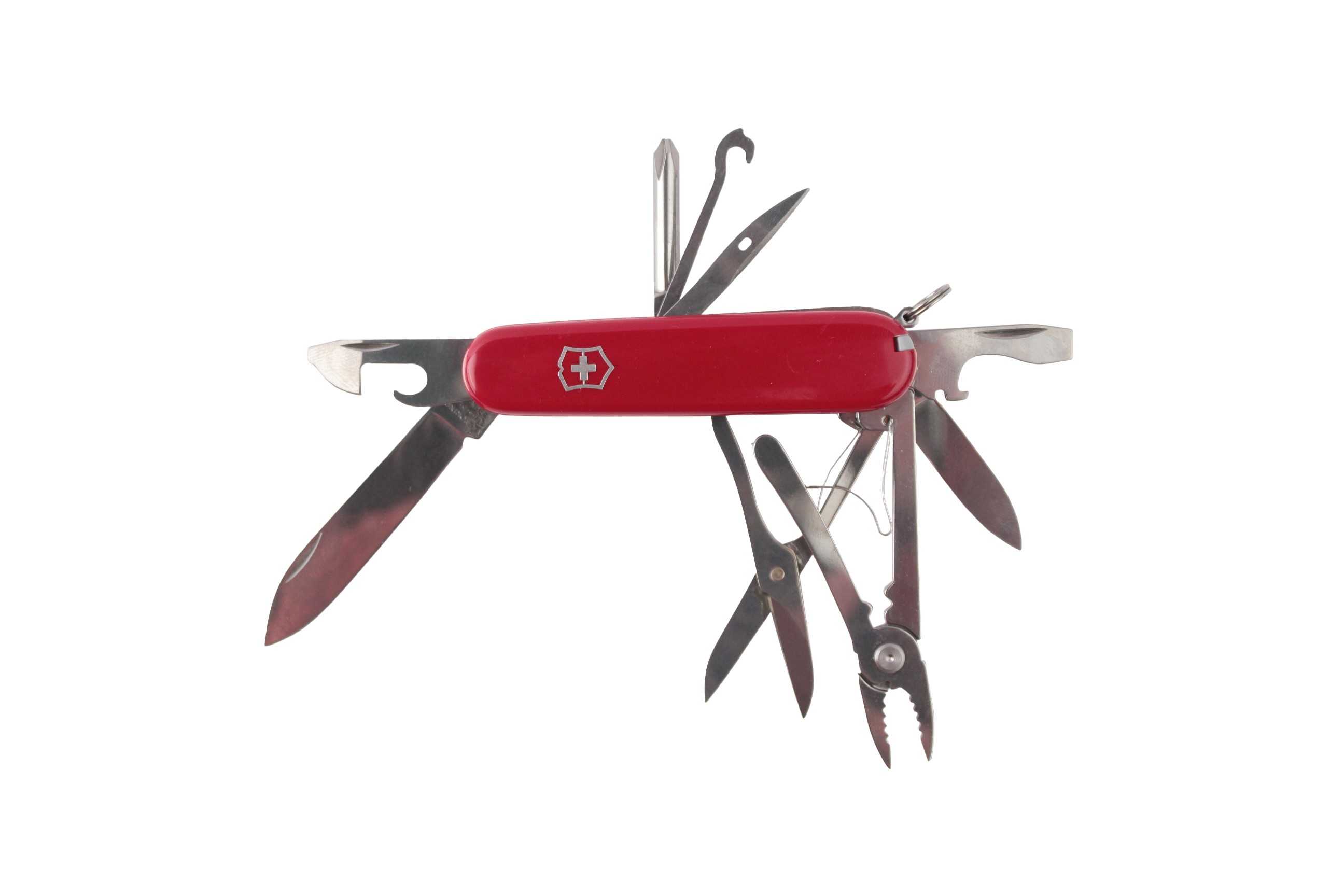 Нож Victorinox Deluxe Tinker 91мм 17 функций красный - фото 1