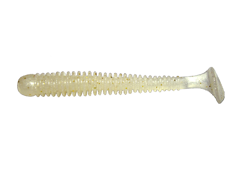 Приманка Crazy Fish Vibro worm 3-5-5-5 жареный чеснок - фото 1