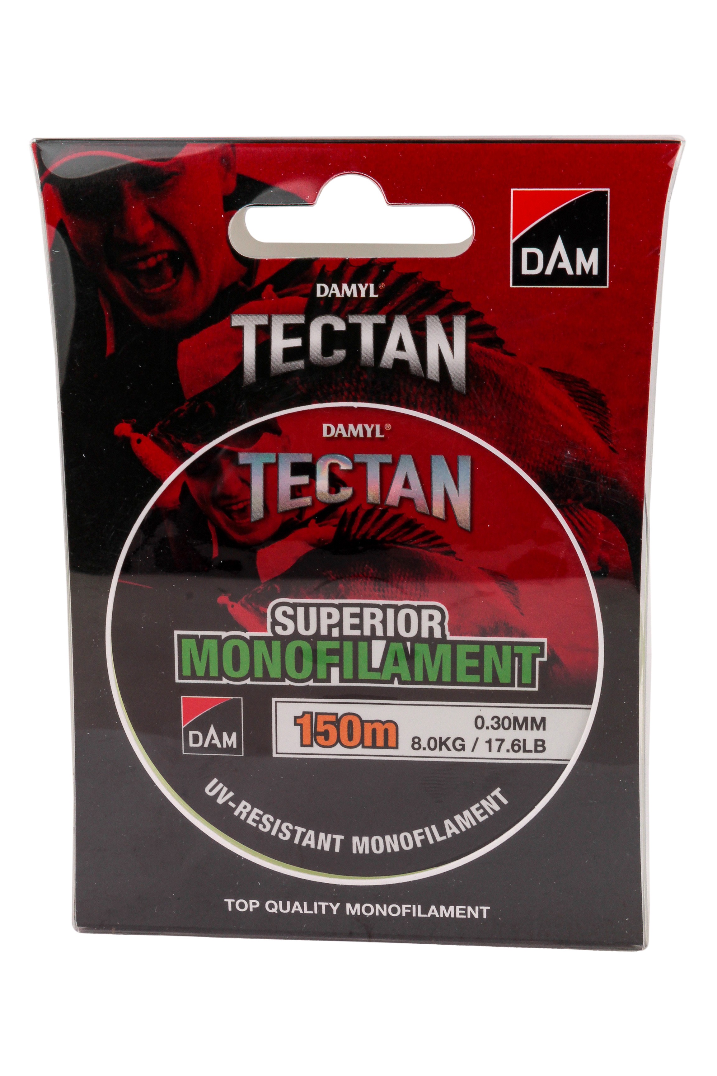 Леска DAM Tectan Superior 150м 0,30мм 8,0кг 17,6lbs green - фото 1
