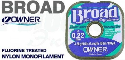 Леска Owner Broad 150m 0.30mm Green - фото 1