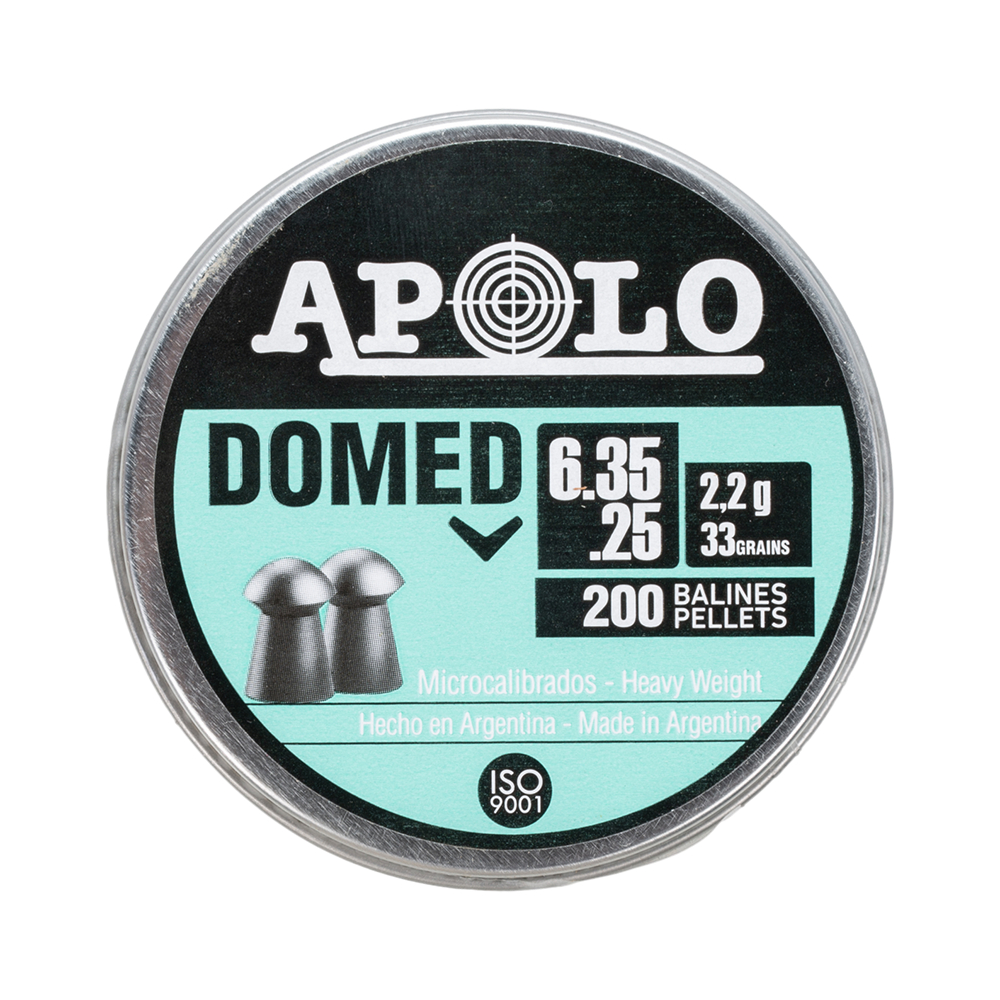 Пульки APOLO Domed 6,35 2,14 200шт - фото 1