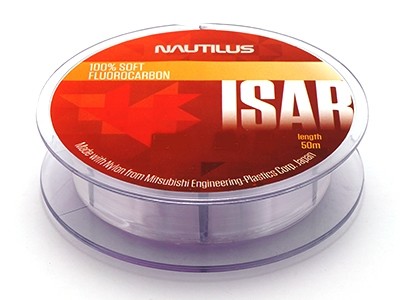 Леска Nautilus Isar fluorocarbon clear 50м 0.14мм 1.8кг - фото 1