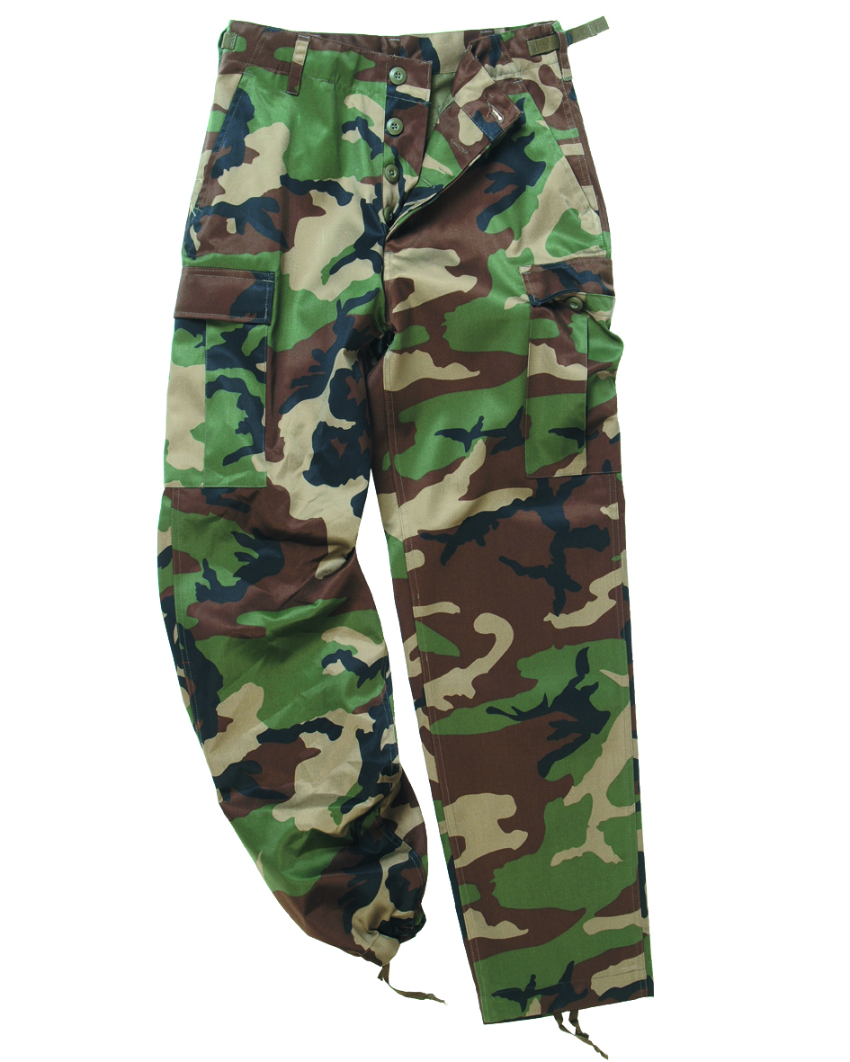 Брюки Mil-tec US Ranger hose Typ BDU woodland - фото 1